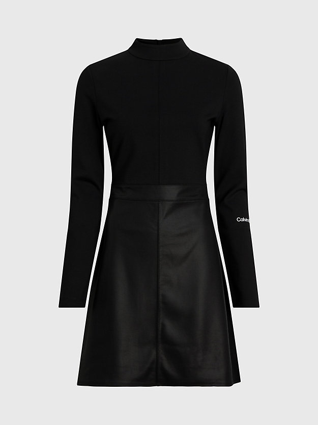 Vestido de malha Milan revestida plus size