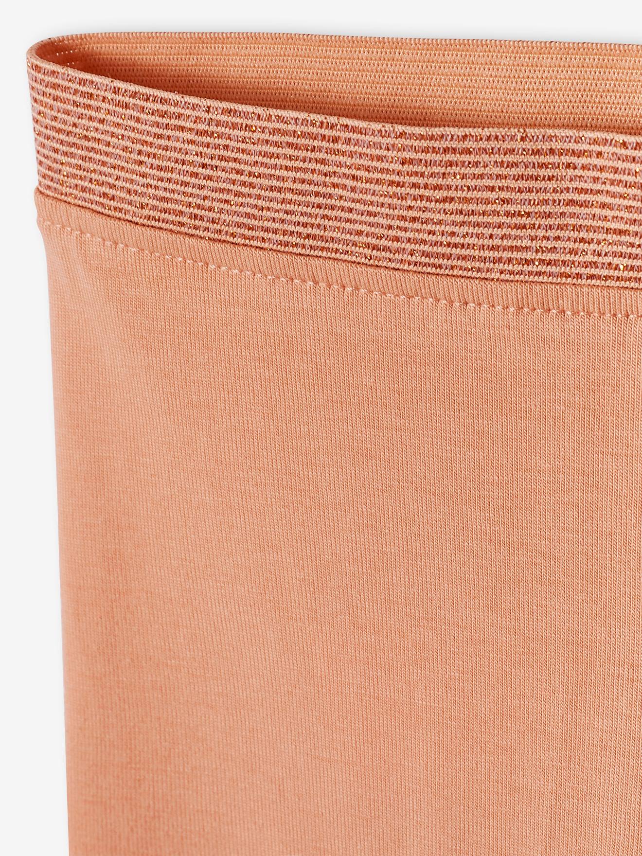 Leggings verde-acinzentadas com cós brilhante para bebês meninas