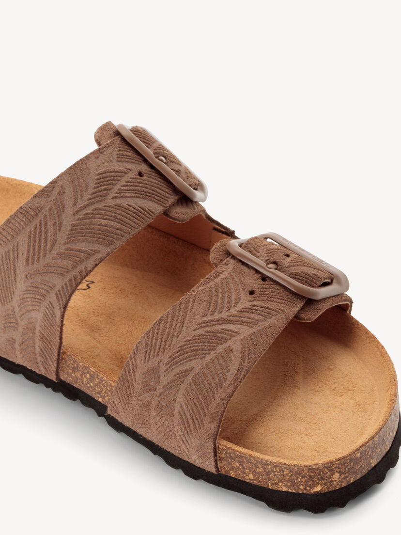 Leren Slipper - bruin