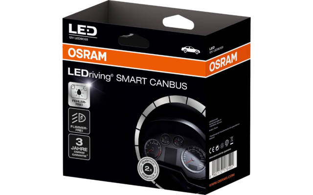 Osram LEDriving SMART CANBUS Fehlermeldungsunterdrücker im Bordsystem bei LED-Umrüstung