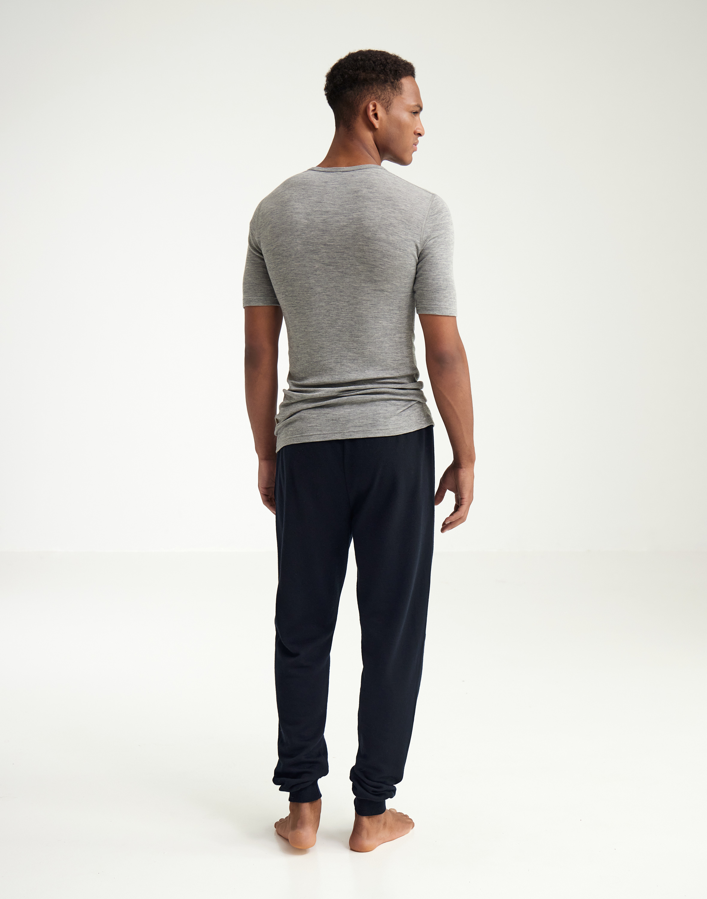Joggingbroek van merinowol voor heren - Gratis Verzendi