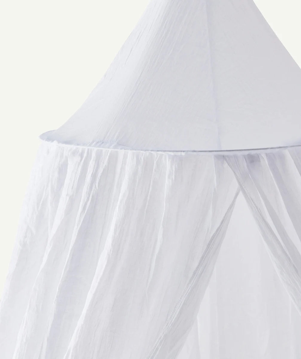 JOLLEINVOILE DE LIT CIEL VINTAGE 245CM BLANC