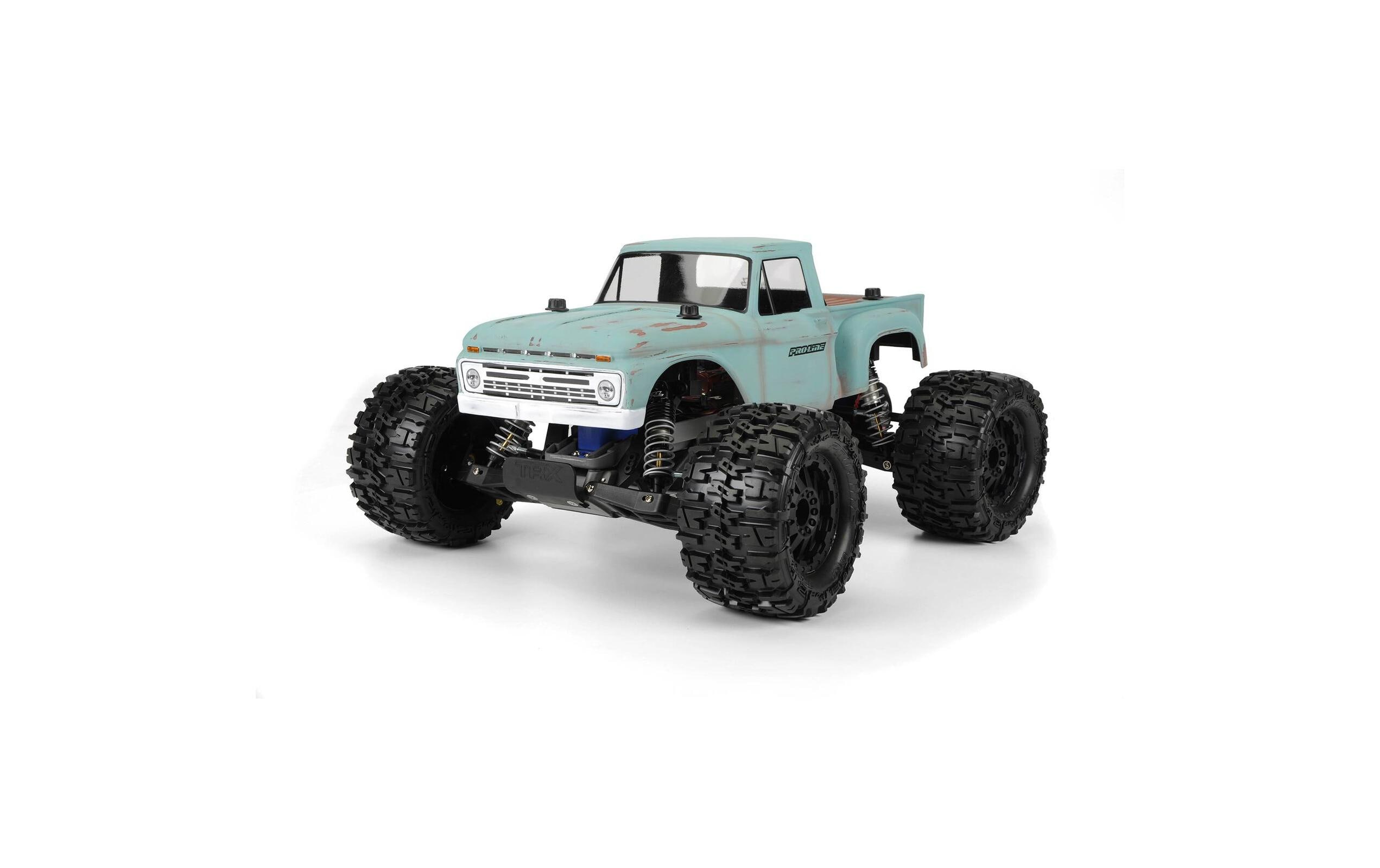 Karosserie Ford F-100 1966 unlackiert, 1:10Monster Truck Karosserie für Stampede