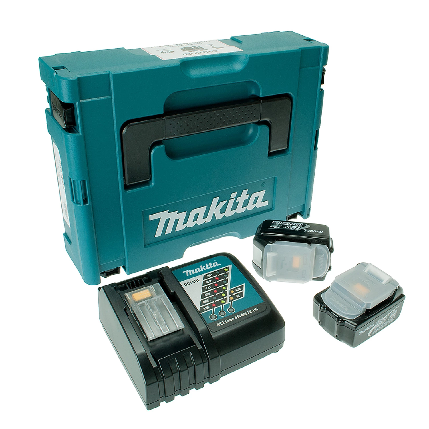 Makita 197952-5 18V LXT Li-Ion accu starterset (2x 3.0Ah accu)   snellader in Mbox