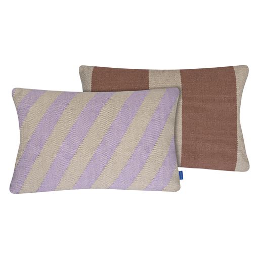 Mette Ditmer Across Kilim Pudebetræk, Light Lilac, 40x60 cm