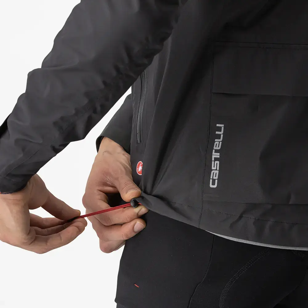 Castelli Trail GT Fietsjack Donkergrijs Heren
