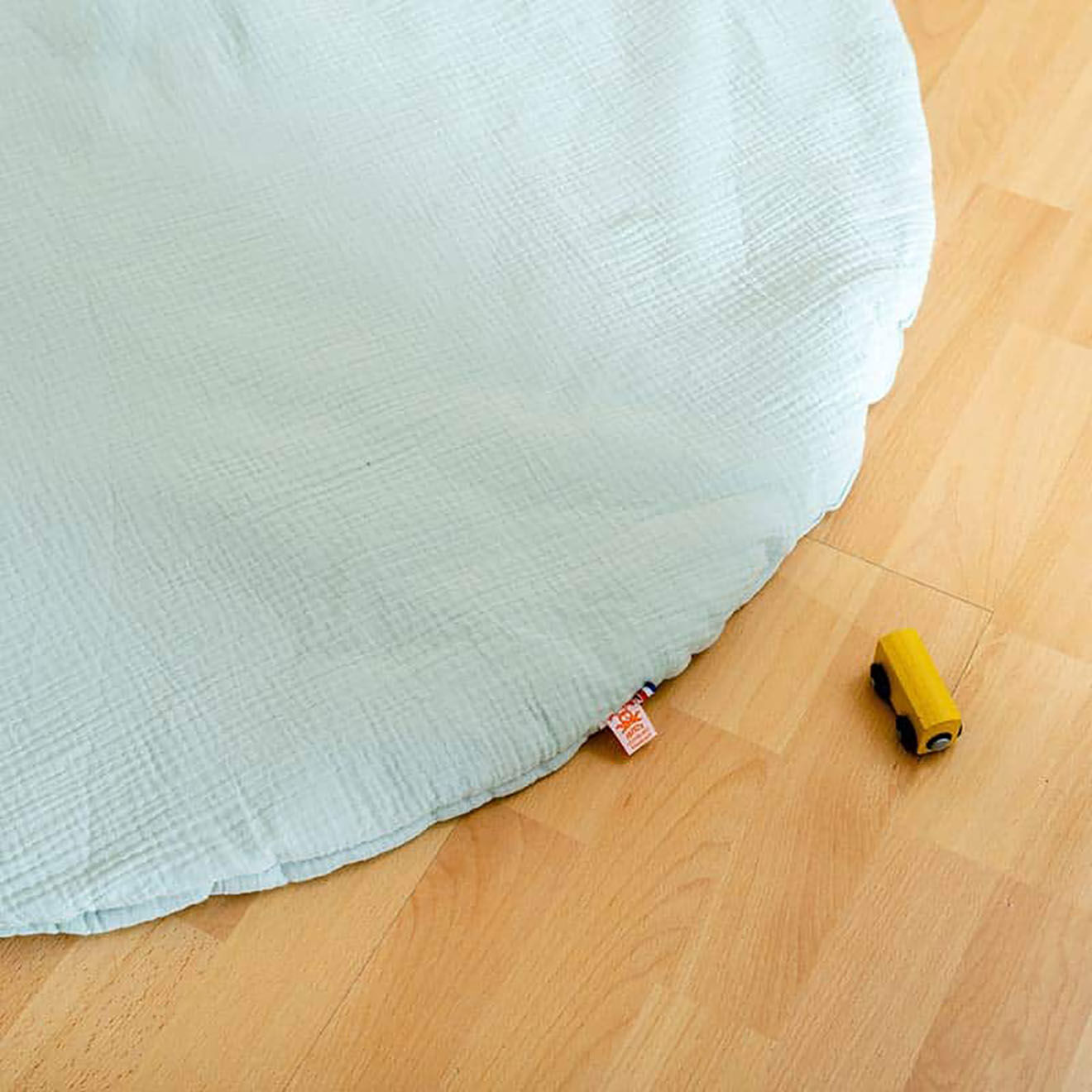Papate Tapis d'Eveil Havane en Coton Bio vert - 115x115 cm