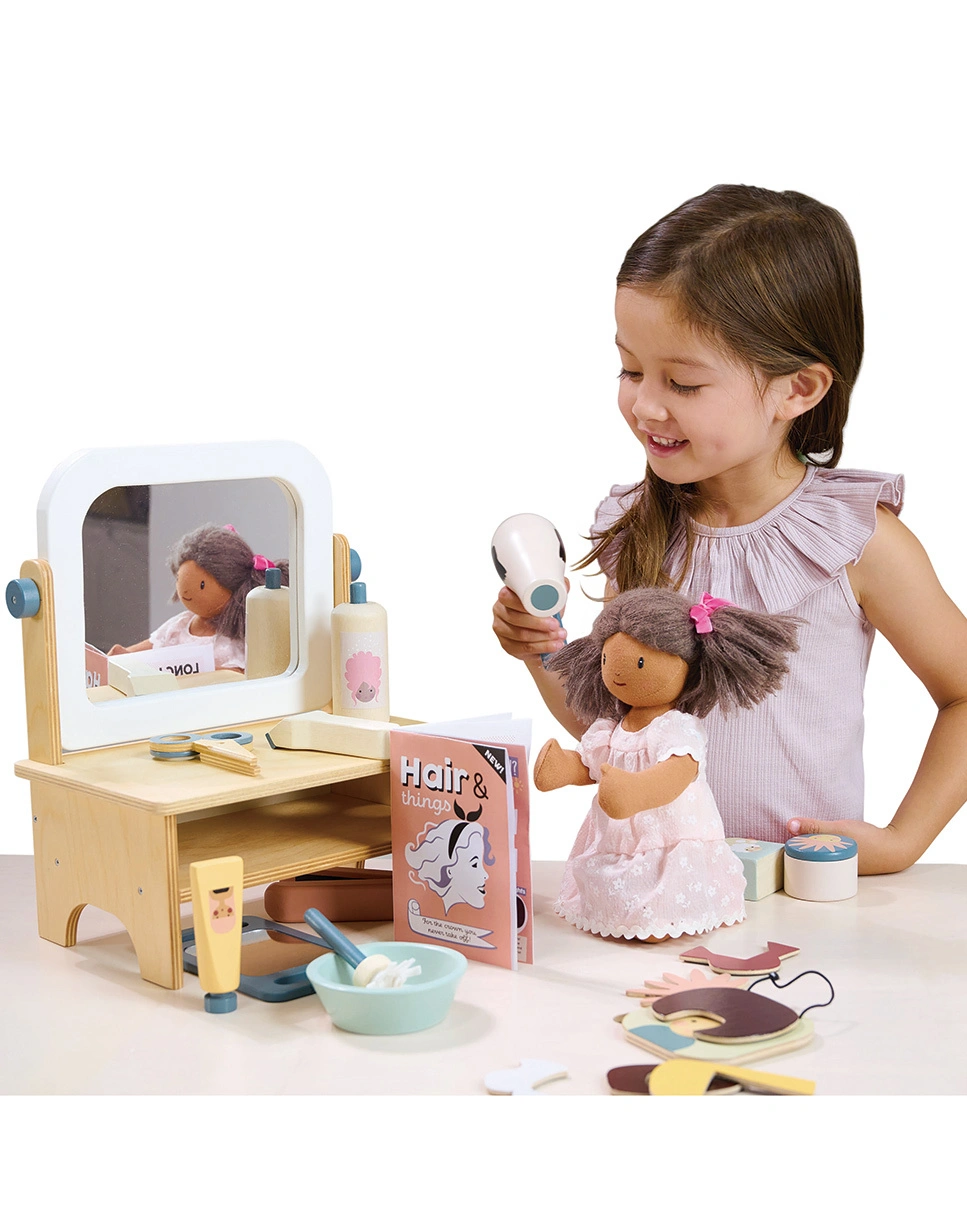 Rollenspiel-Set FRISEURSALON aus Holz