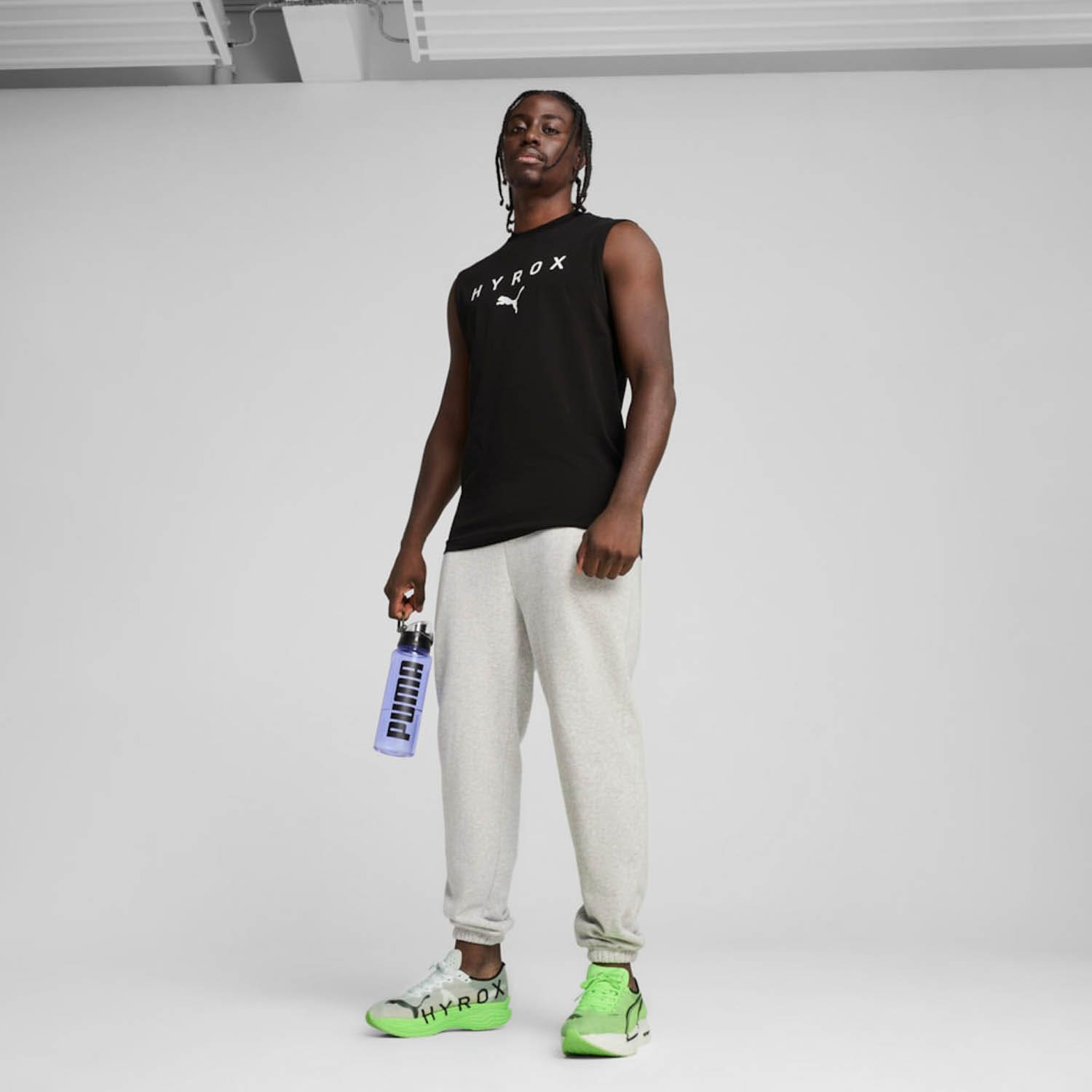 PUMA  PUMA X HYROX Fleece Joggingbroek