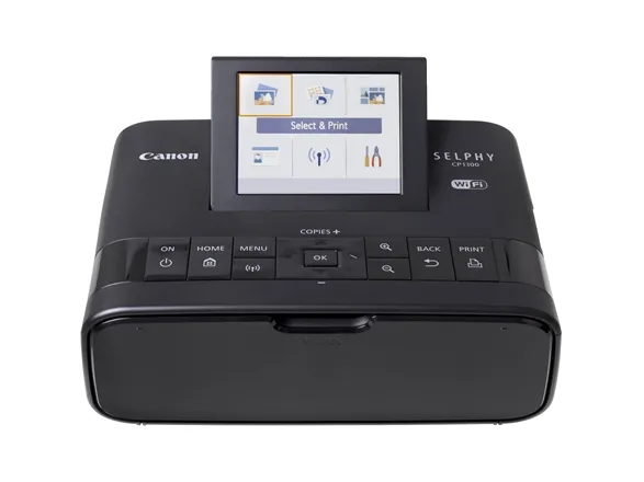 Canon SELPHY CP1300 - Printer - farve - farvesublimering - 148 x 100 mm op til 0.78 min./side (farve) - USB, USB vært, Wi-Fi - sort - (Blæk og papir sælges separat)