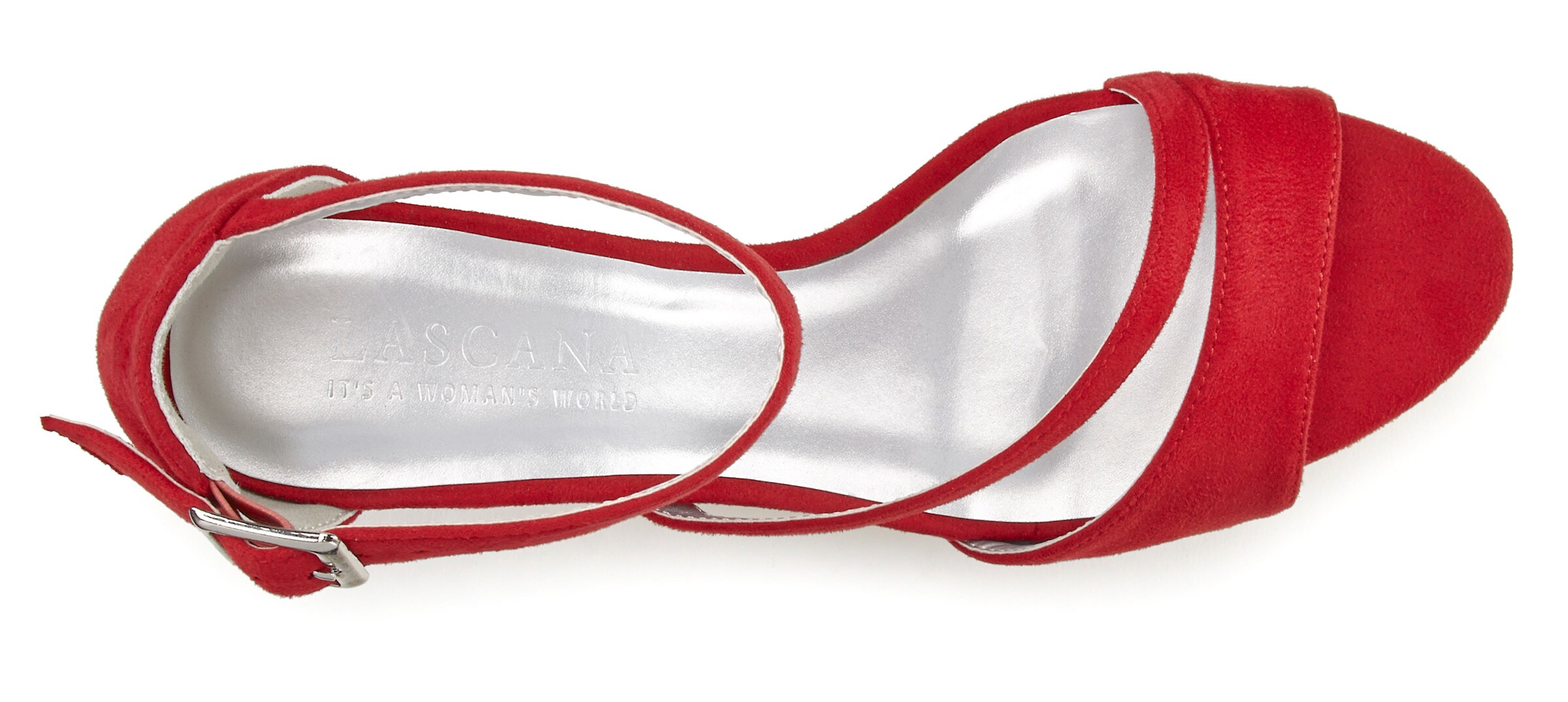 LASCANA Sandalette in rot