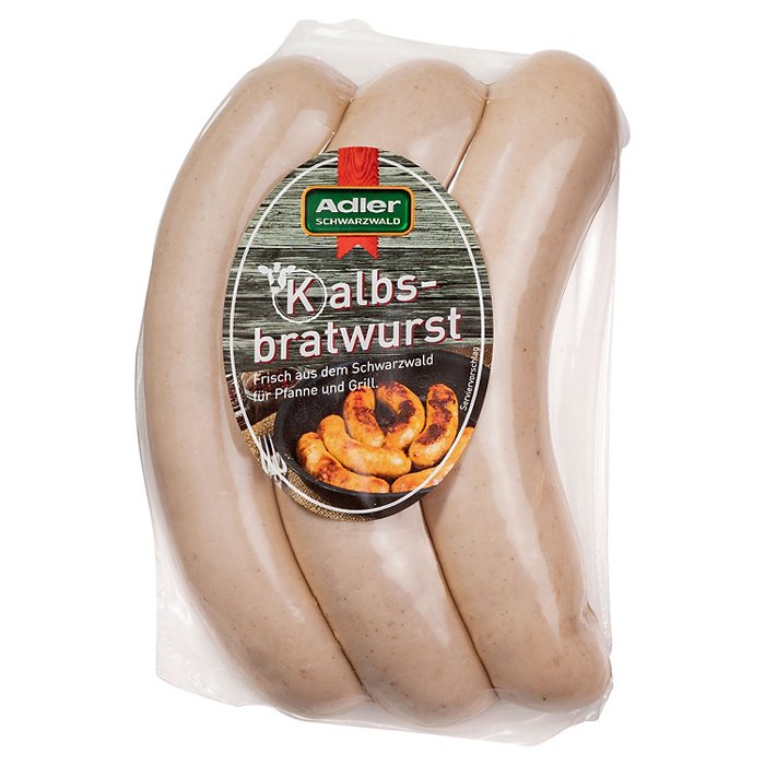 ADLER SCHWARZWALD Kalbsbratwurst 360 g