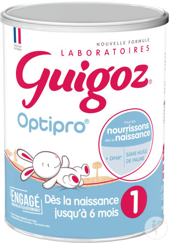 Guigoz Optipro 1 Lait De Croissance 0-6 Mois Pot 780g