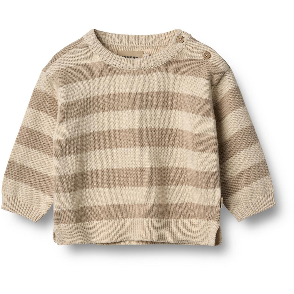 Køb Wheat Beige Stripe Strik Pullover Morgan