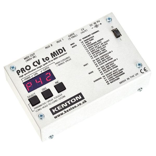 Kenton Pro CV to MIDI