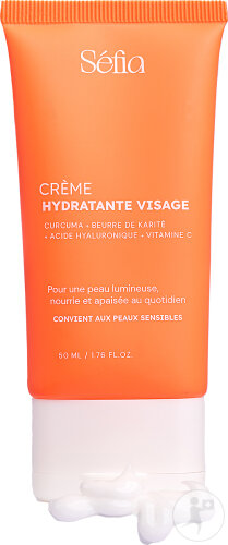 Sefia Crème Hydratante Unifiante Au Curcuma 50ml