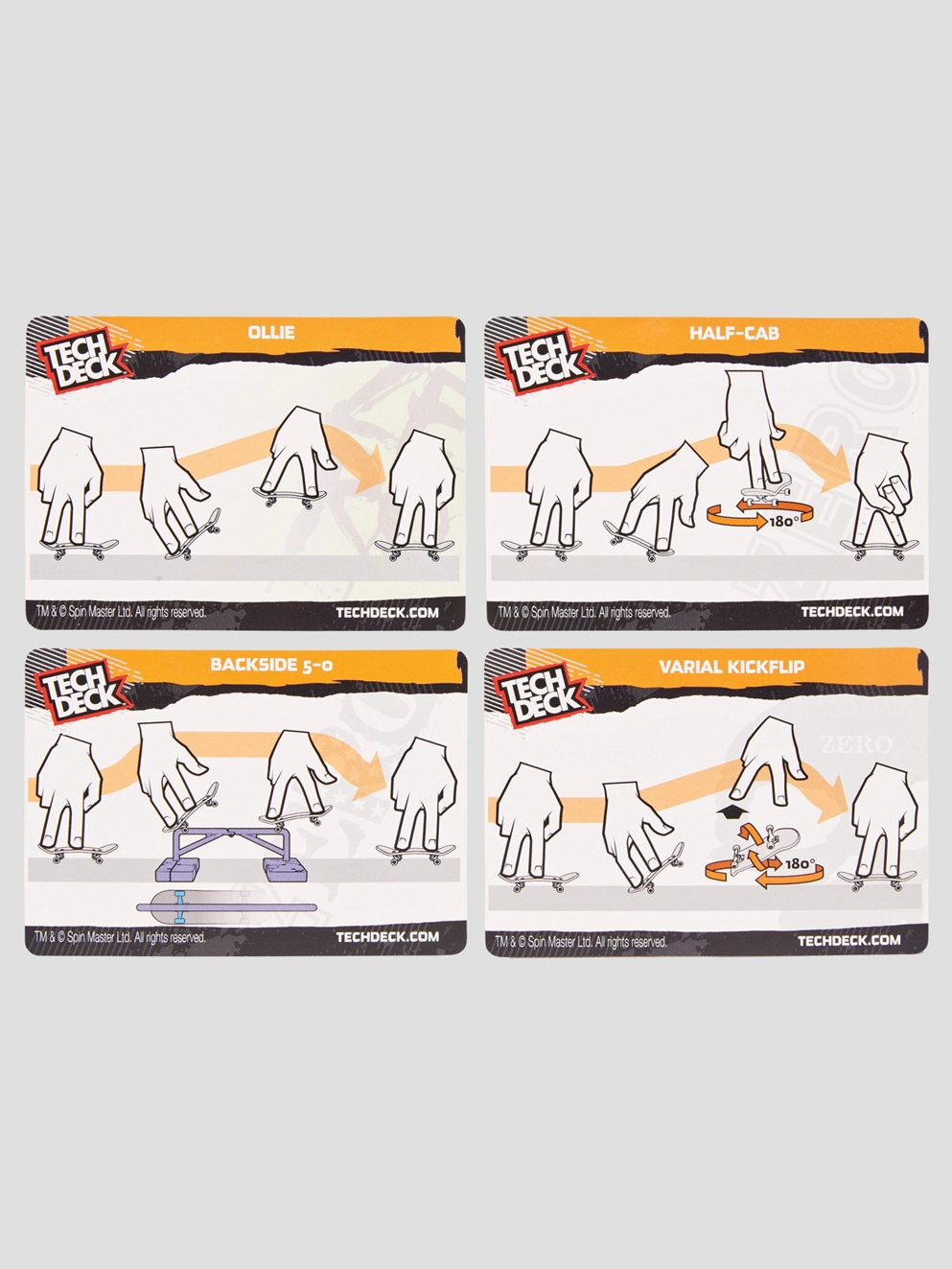TechDeck Versus Set of 2 Fingerboard pattern