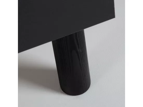 Sommier à lattes en KIT- Bois - Couleur noire 160x200 CM