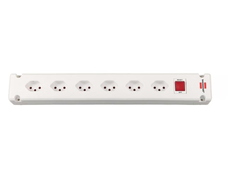 Brennenstuhl Steckdosenleiste Bremounta 6x T13 Steckdosenleiste, Weiss