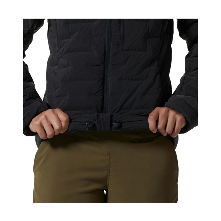 Mountain Hardwear Stretchdown Hoody Jacket Women Dark Storm Heather