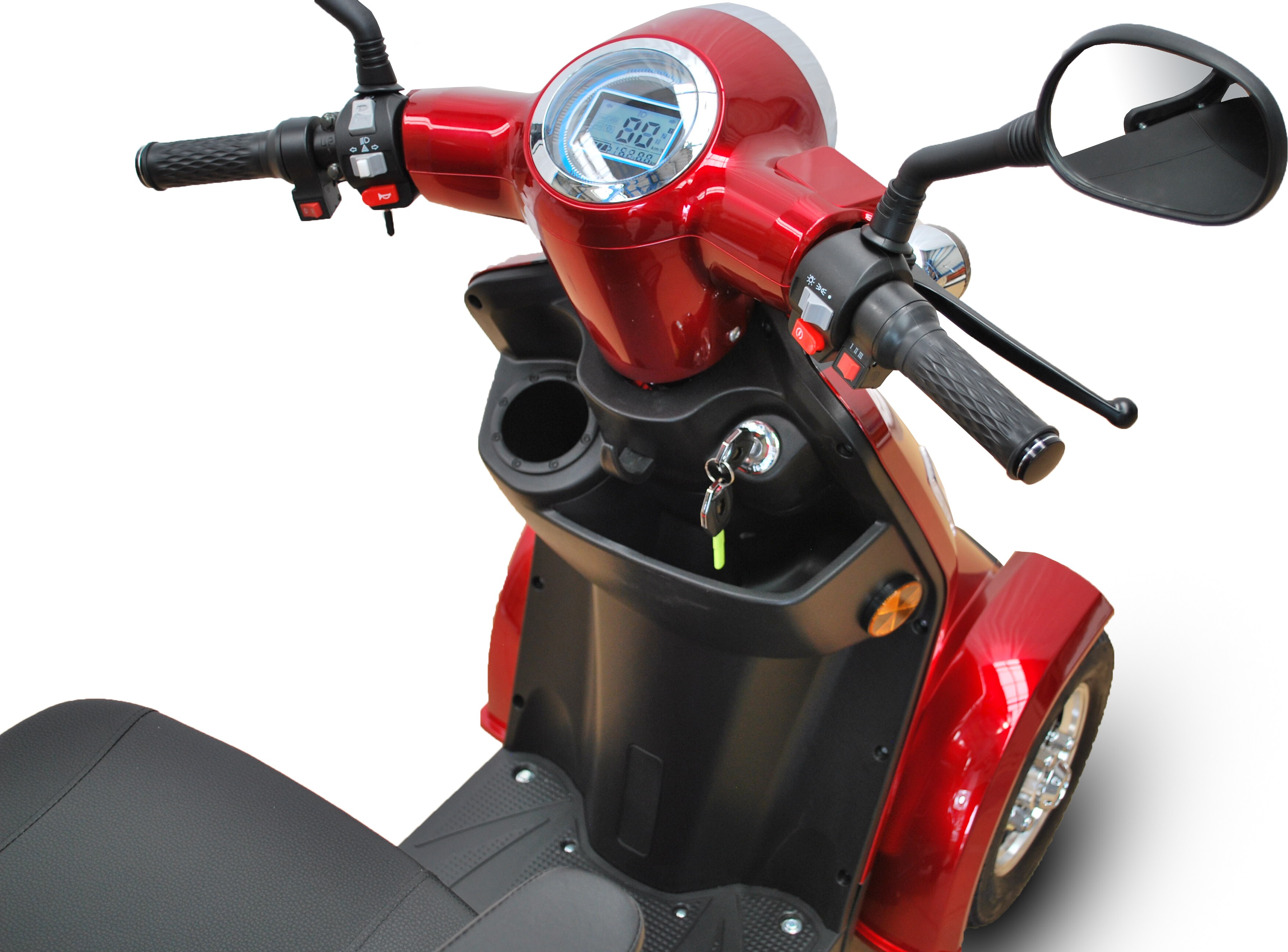 ECO ENGEL 510 E-Scooter 4 Räder25 km/h Seniorenmobil, Rot - versch. Farben