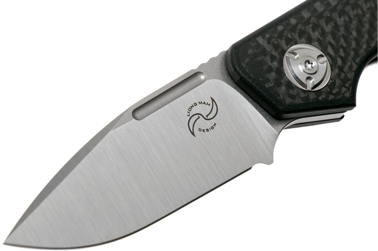Liong Mah Traveller Spearpoint Carbonfiber zakmes