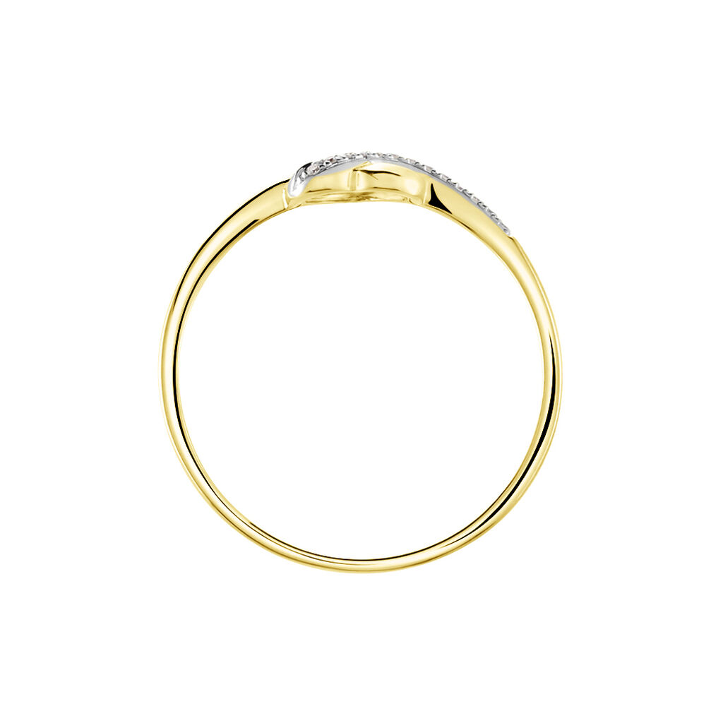 Bague Mona-lisa Or Jaune Diamants