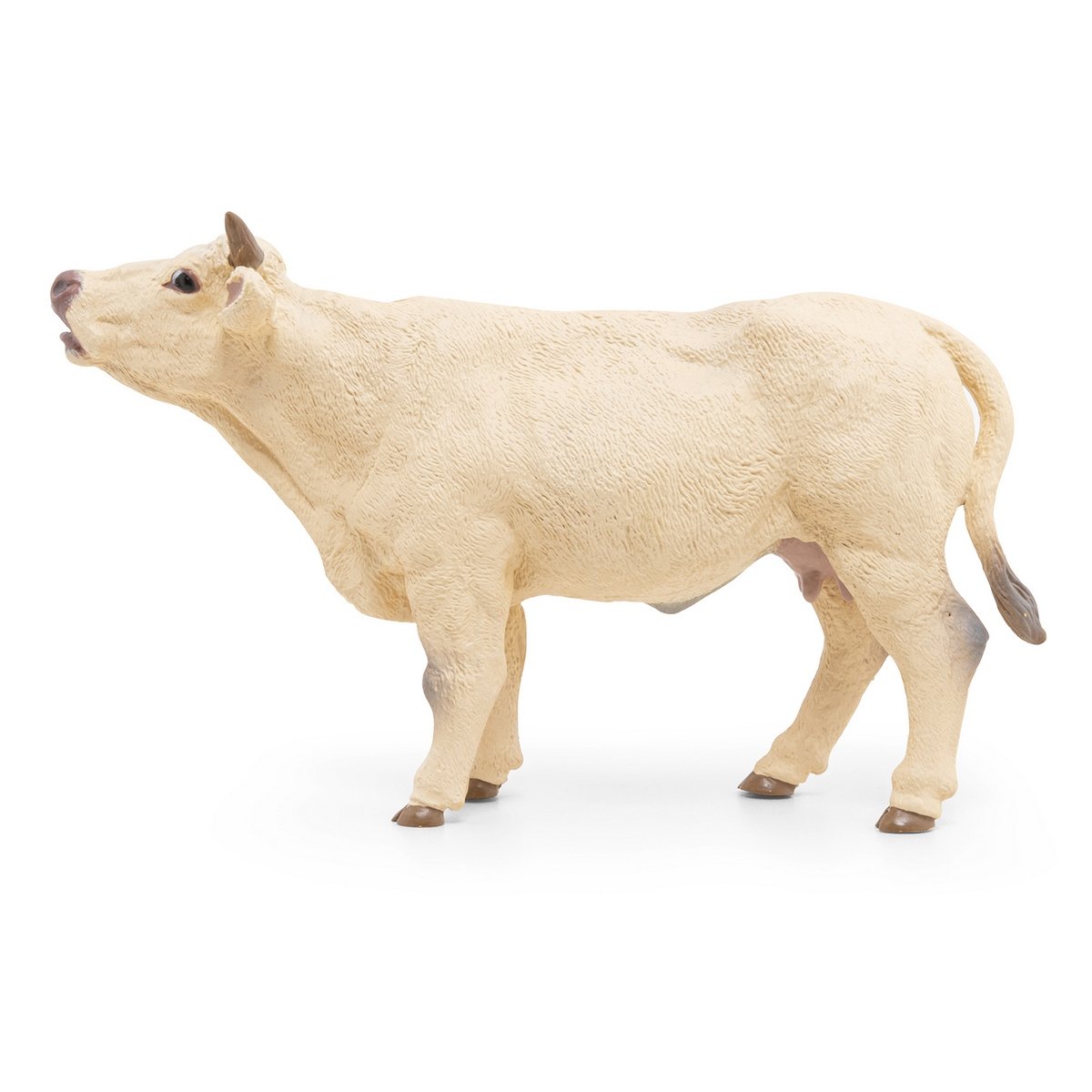 Figurine Vache charolaise meuglant