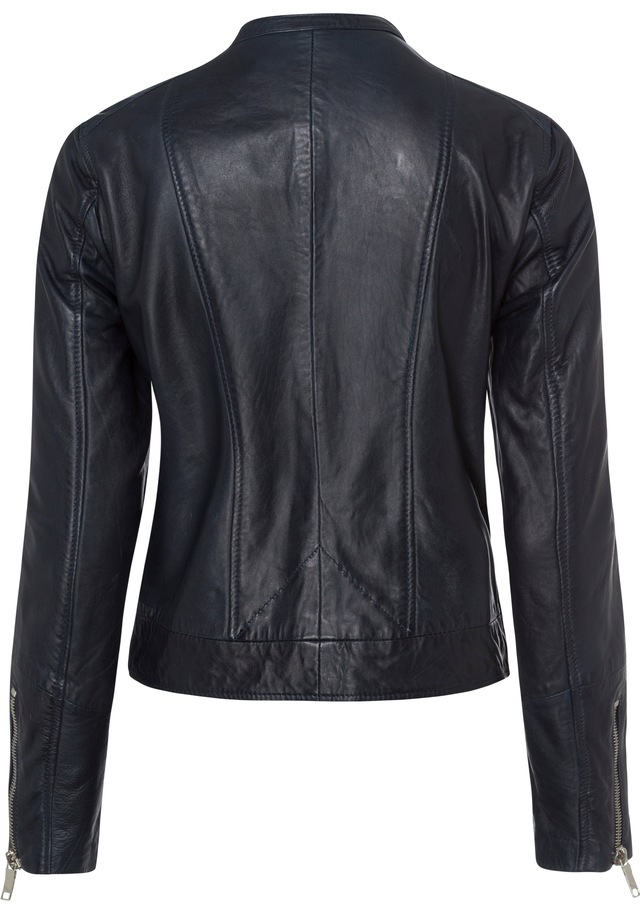 Maze Lederjacke mit im klassischen Look, mit formgebenden Nähten