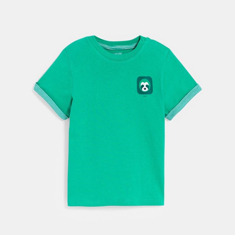 T-shirt à motif vert bébé garçon Vert