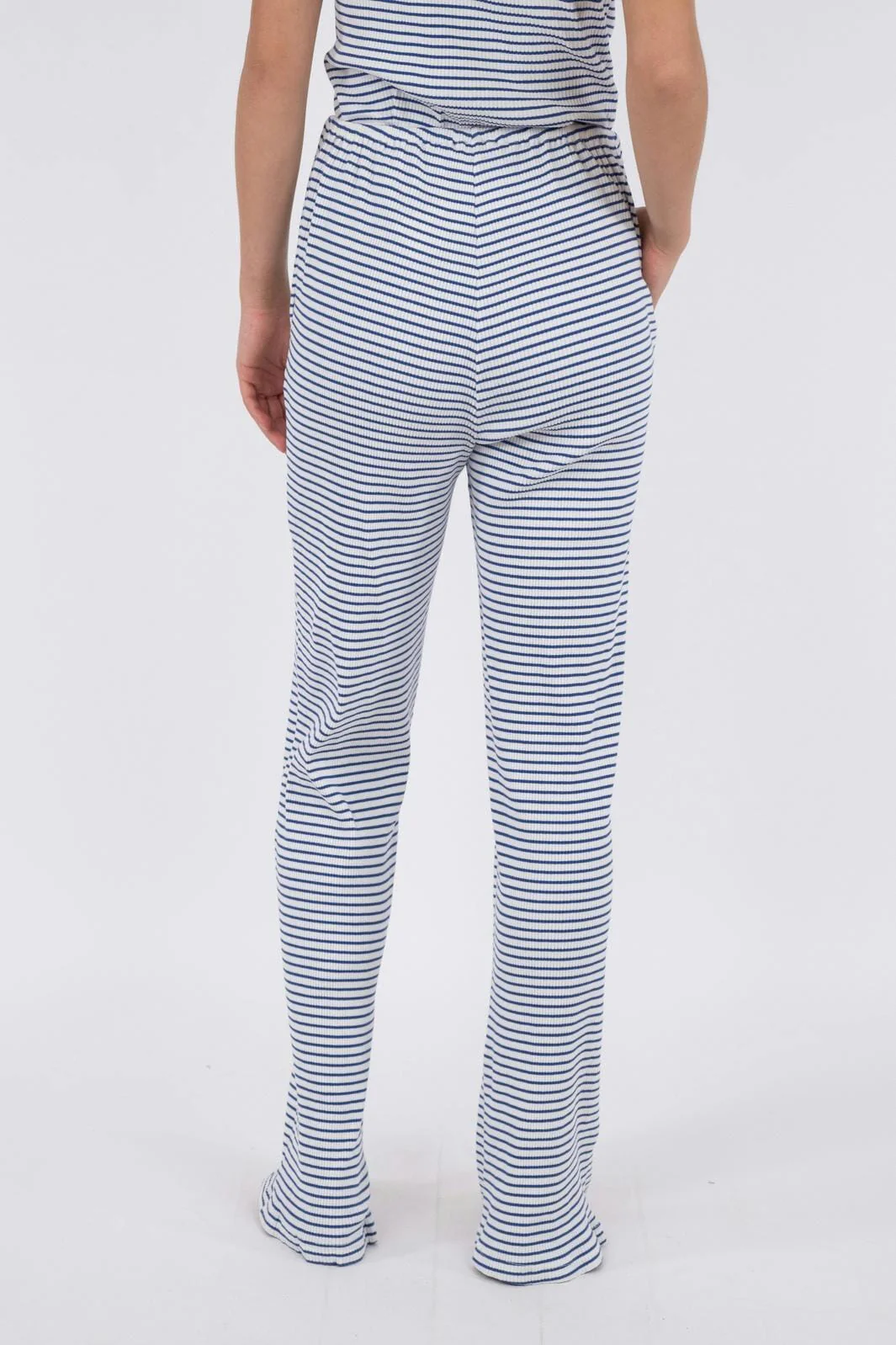 Neo Noir Geri Stripe Pants blue