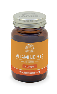 Mattisson HealthStyle Vitamine B12 5000mcg Zuigtabletten 60TB