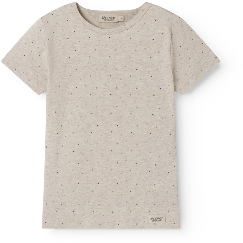 Køb MarMar Modal Smooth Print Beige Mel Dot Tago T-shirt