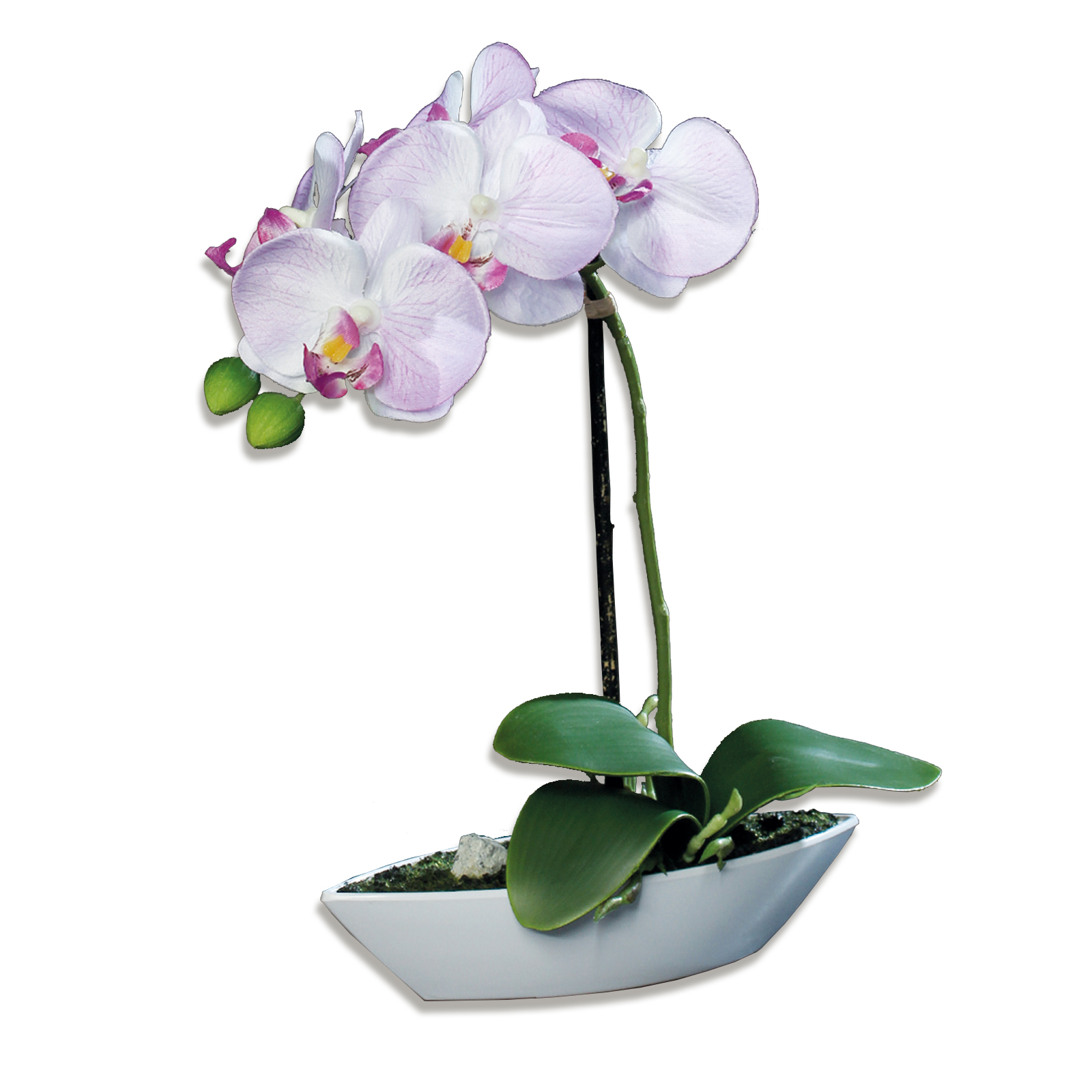 Orchidee-Phalaenopis - lavendel - Kunstpflanze