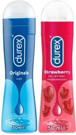 Durex AANBIEDING Play Sensitive En Play Aardbei Glijmiddel 2x50ml