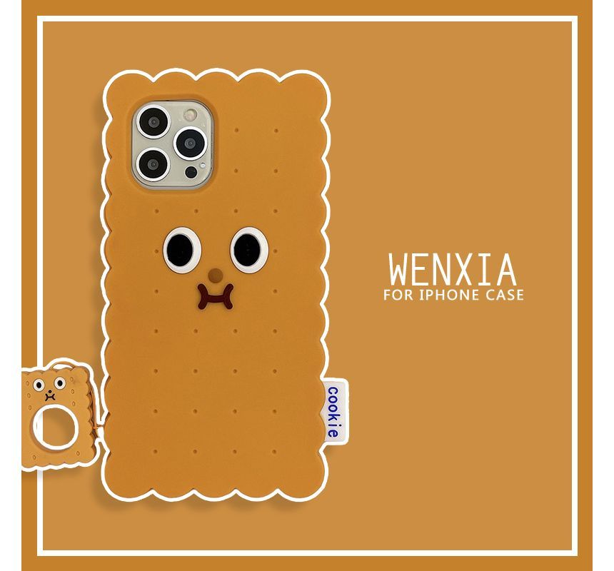 Edgin - Biscuit telefoonhoesje - iPhone 14 Pro Max / 14 Pro / 14 Max / 14 / 13 Pro Max / 13 Pro / 13 / 13 mini / 12 Pro Max / 12 Pro / 12 / 12 mini / 11 Pro Max / 11 Pro / 11 / SE / XS Max / XS / XR / X / 8 / 8 Plus / 7 / 7 Plus / 6 / 6 Plus