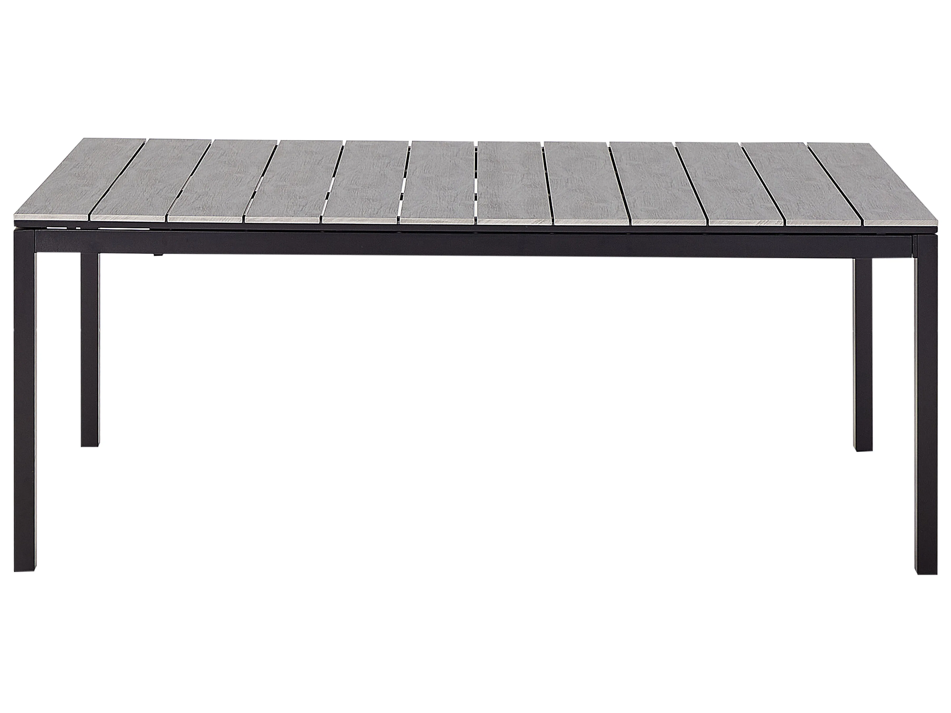 Uitschuifbare tuintafel TOFANE 198/248 cm 90 cm Grijs