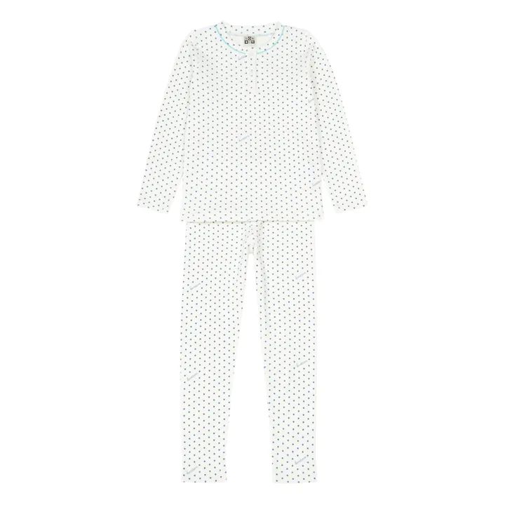 Bonton Ensemble Pyjama Jersey Etoiles Tudor - Collection No Sleep Club  | Bleu