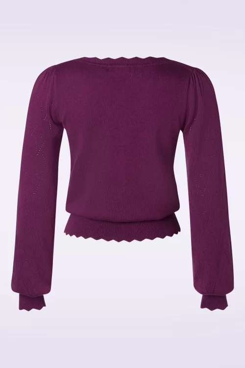 Banned Retro Scarlet jumper in magenta