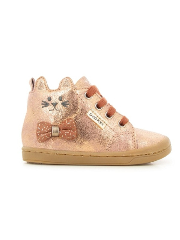 Bottines filles KIKKI WOU Vieux Rose - Shoo Pom