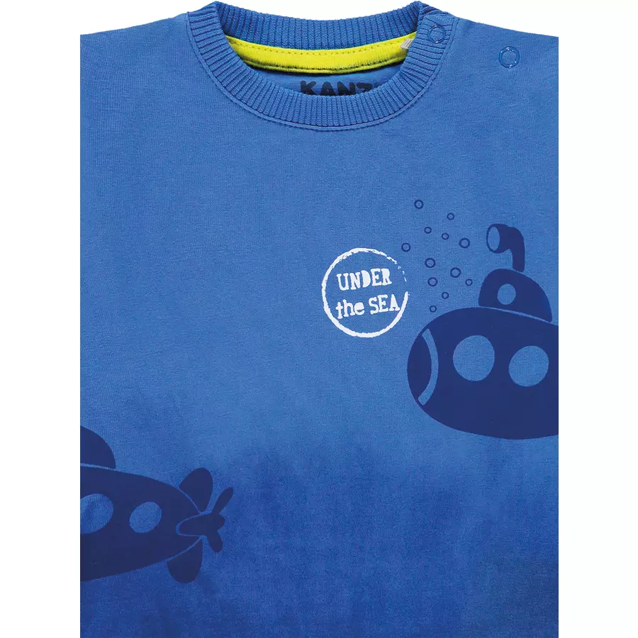 KANZ Boys Langarmshirt, palace blue|blue