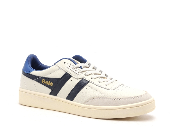 Gola basses homme contact leather blanc