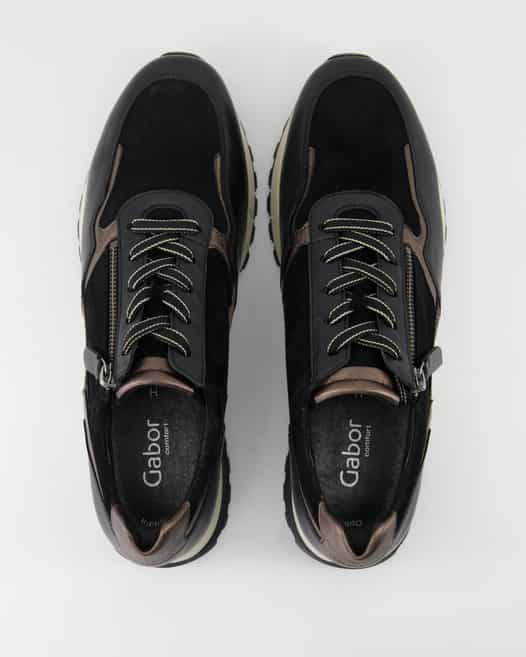 Gabor Comfort 56.378.37 Sneaker in Schwarz