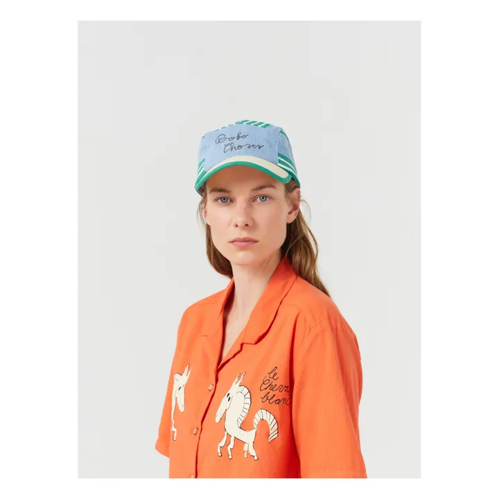 Bobo Choses Casquette Rayures x Smallable | Bleu