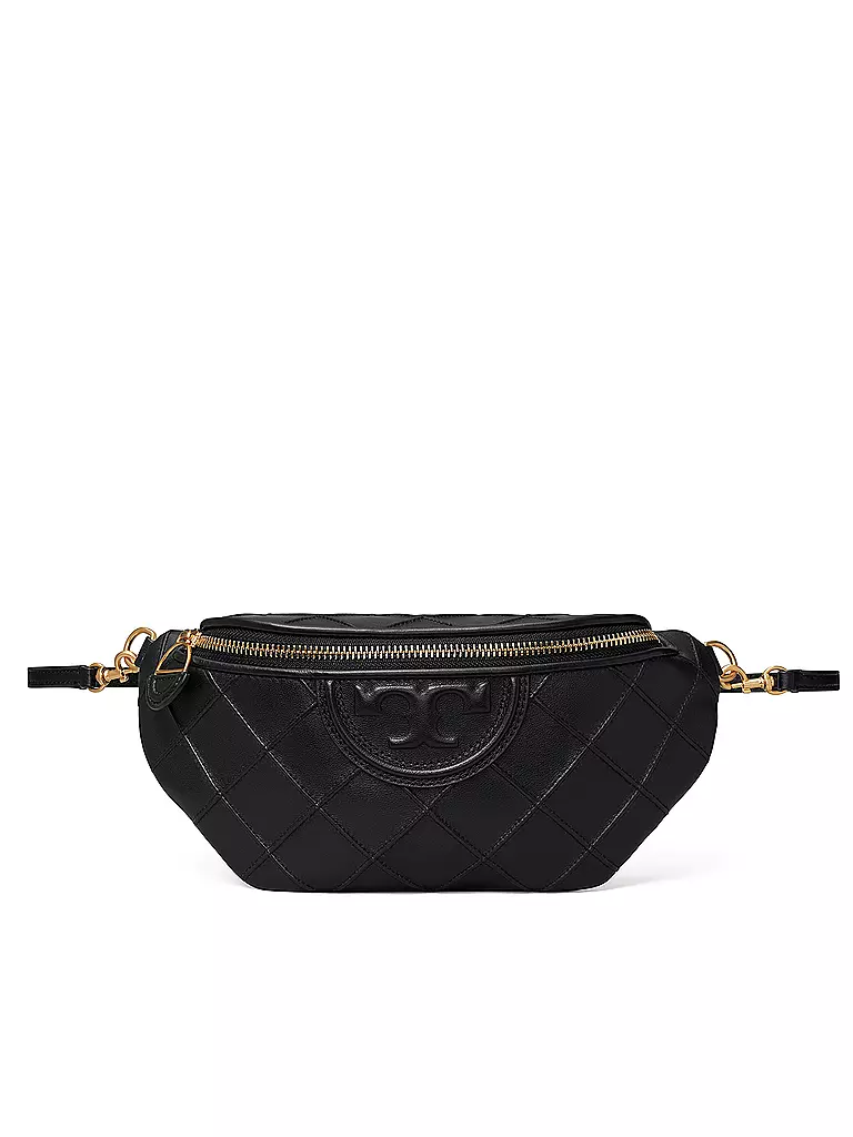 TORY BURCH Ledertasche - Gürteltasche FLEMING SOFT BELT BAG schwarz
