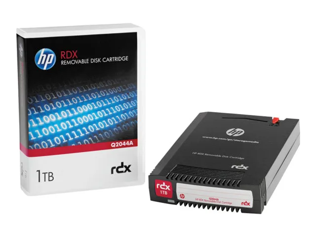 HPE RDX - RDX-kassette - 1 TB / 2 TB - for ProLiant MicroServer Gen10, ML350 Gen11
