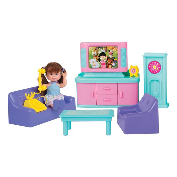 Poupée Laura + Mobilier