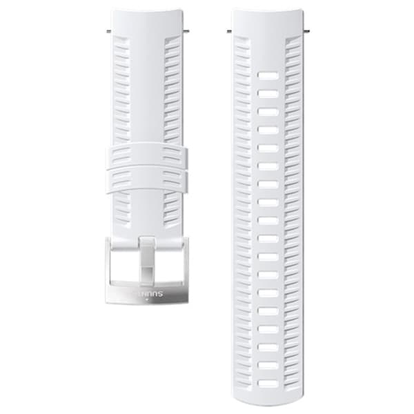 Accessoire montre SUUNTO 24 ATH2 SILICONE STRAP WHITE STEEL
