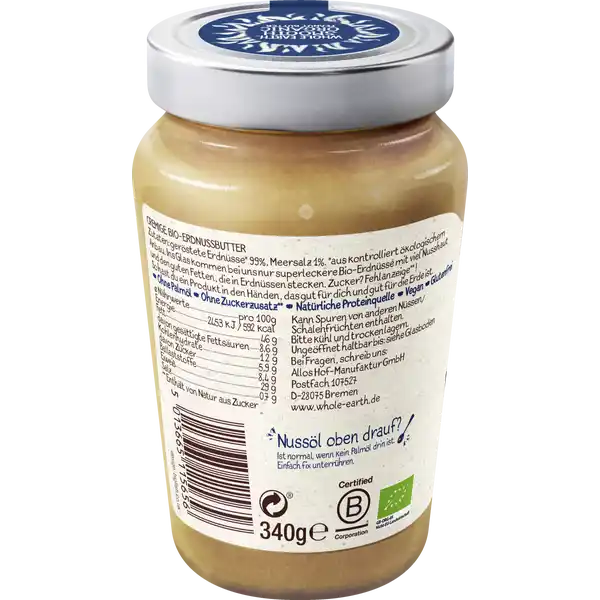 Bio Creamy Peanut Butter