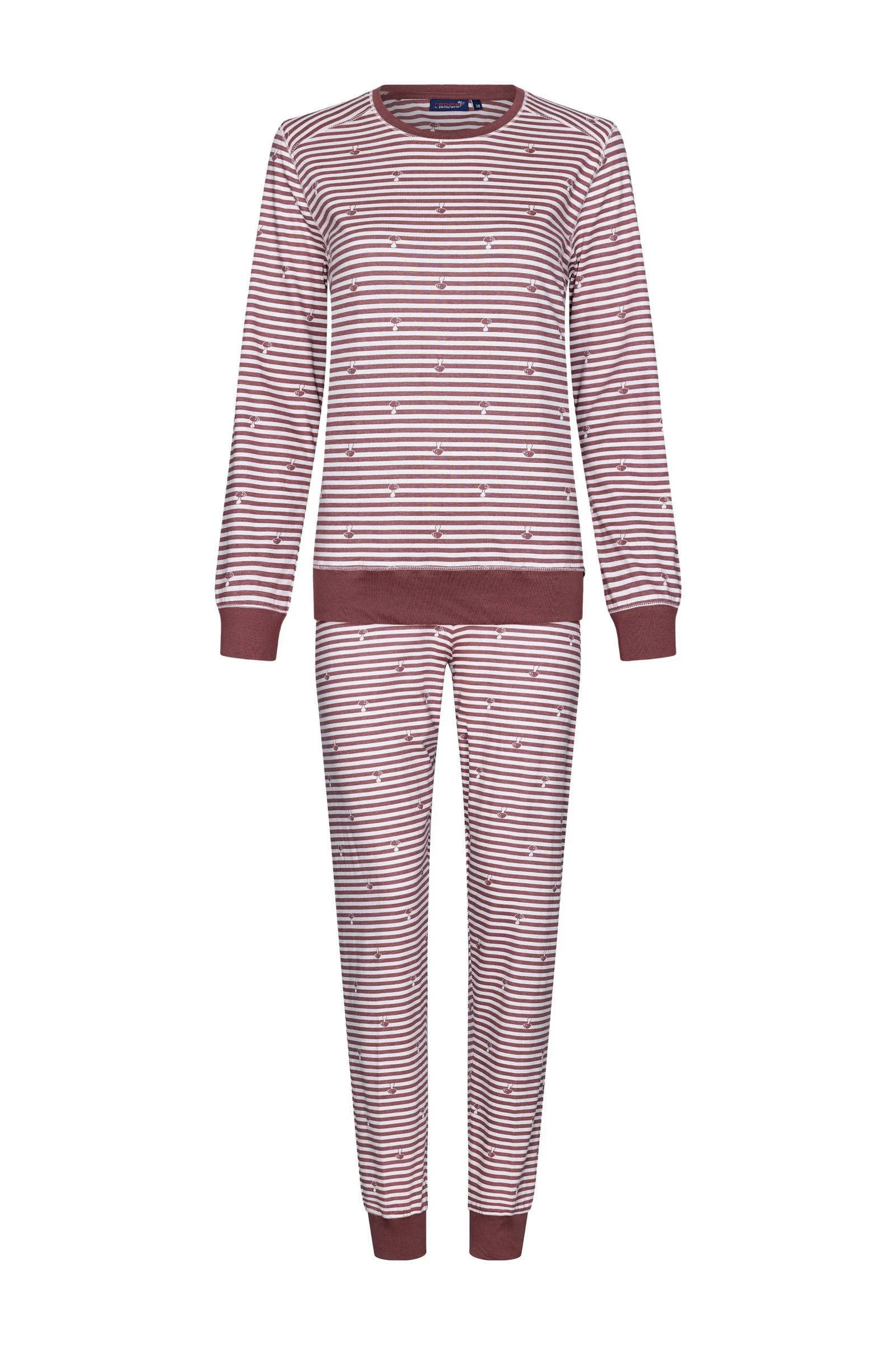 Rebelle pyjama donkerrood